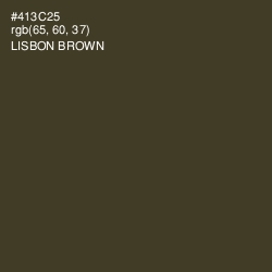 #413C25 - Lisbon Brown Color Image